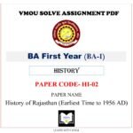 VMOU HI-02 Assignment Solved PDF