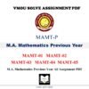 VMOU MSC MATHEMATIS assignment answer PDF  - VMOU MSC MATHEMATIS ASSIGNMENT SOLVED PDF - VMOU MSC MATHS PREVIOUS YEAR SOLVED ASSIGNMENT - VMOU MSC MATHEMATIS PREVIOUS YEAR ASSIGNMENT ANSWER - MSCMT-P