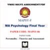 VMOU MAPSY-06 ASSIGNMENT ANSWER VMOU MA PSYCHOLOGY ASSIGNMENT SOLVE PDF